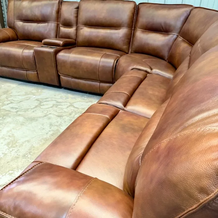 Premium living room furniture piece in showroom
